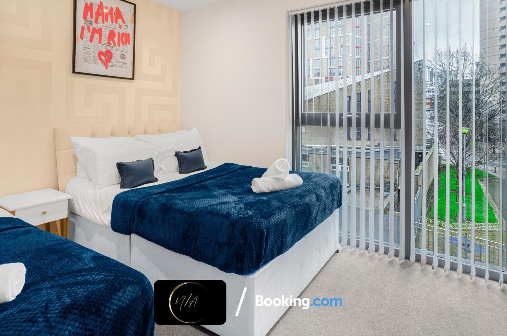 City Centre Apartment With Free Parking, 2 Bathrooms, Netflix And Wifi - Suitable For Contractors And Families - By Noor Luxury Accommodations Birmingham Exterior foto