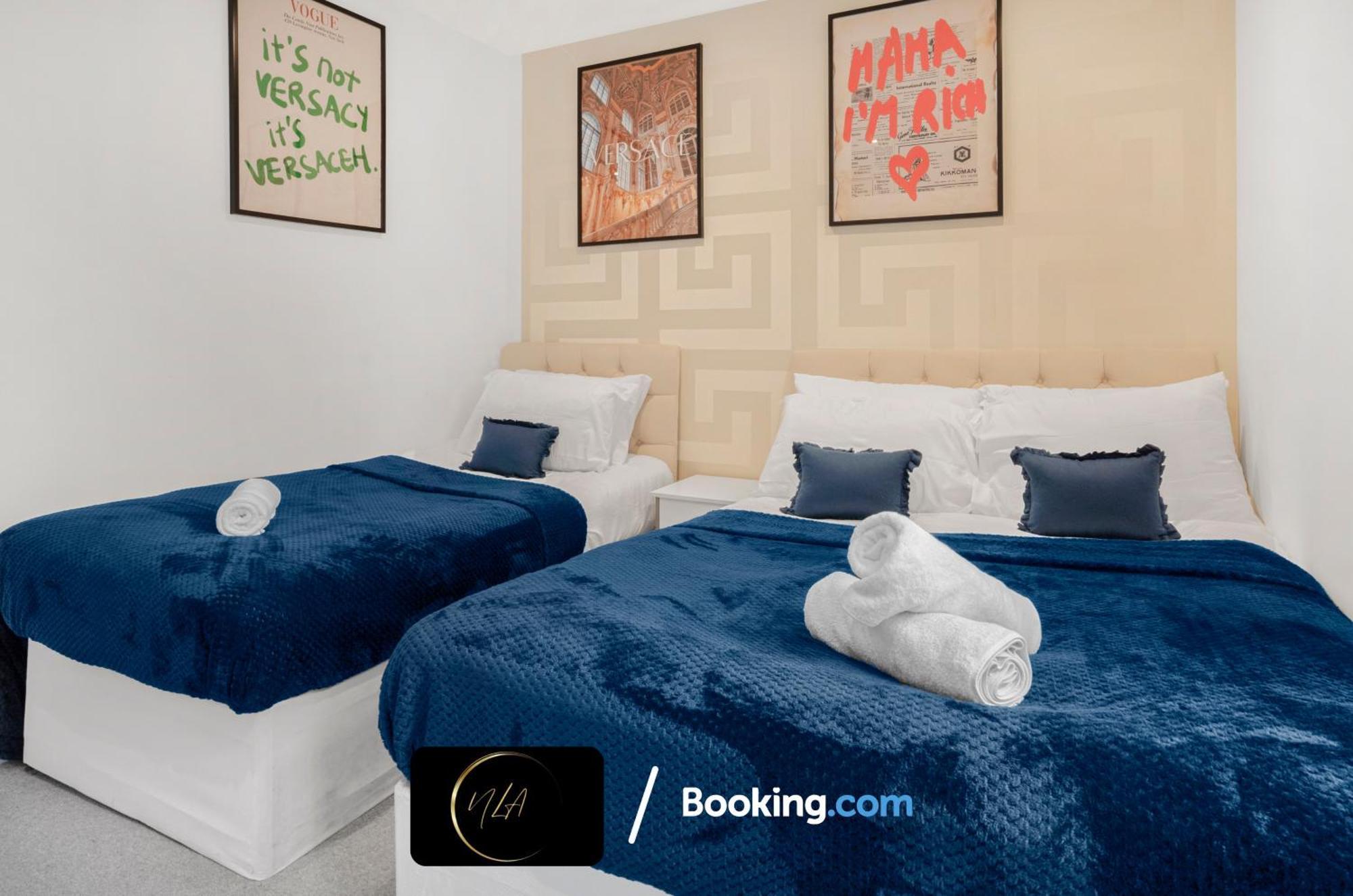 City Centre Apartment With Free Parking, 2 Bathrooms, Netflix And Wifi - Suitable For Contractors And Families - By Noor Luxury Accommodations Birmingham Exterior foto