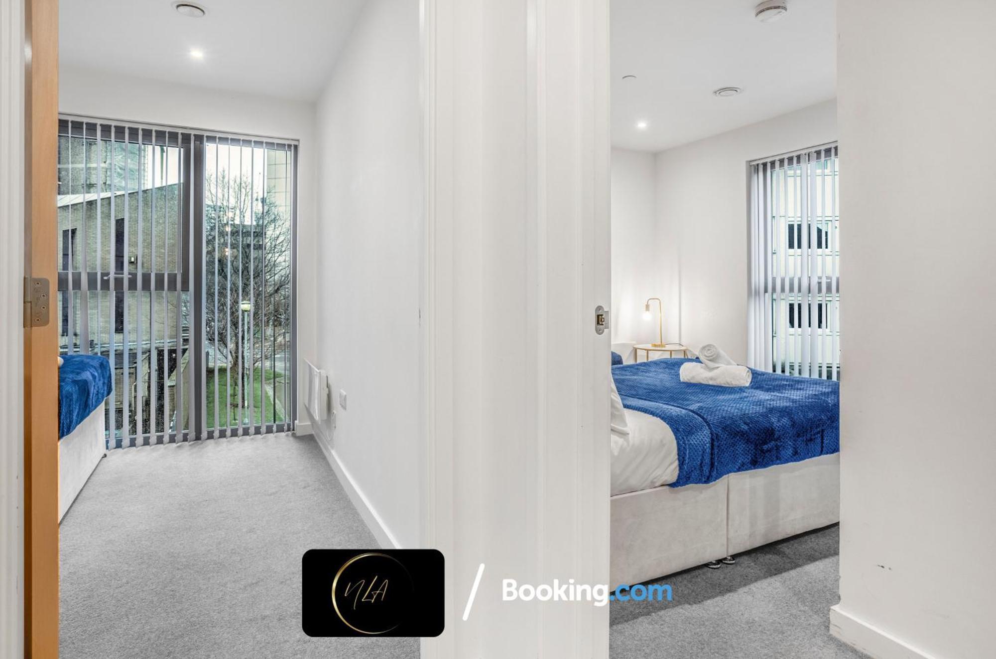 City Centre Apartment With Free Parking, 2 Bathrooms, Netflix And Wifi - Suitable For Contractors And Families - By Noor Luxury Accommodations Birmingham Exterior foto