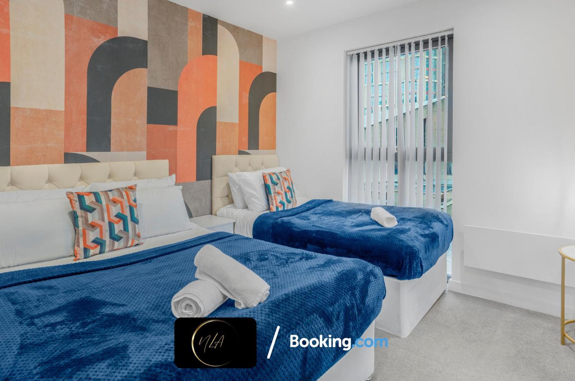 City Centre Apartment With Free Parking, 2 Bathrooms, Netflix And Wifi - Suitable For Contractors And Families - By Noor Luxury Accommodations Birmingham Exterior foto